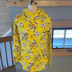 LuLaRoe Amber Yellow Floral Hoodie